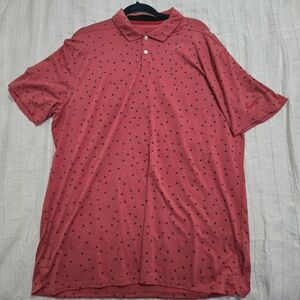 Nike Dri-Fit Floral Microprint Golf Polo - XL